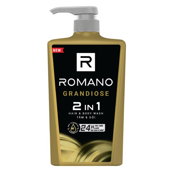 Tắm Gội 2IN1 Romano Grandiose 650G