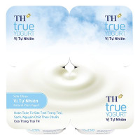 Lốc 4 Sữa Chua Ăn TH True Yogurt Vị Tự Nhiên 100G
