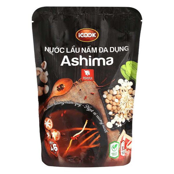 Nước Lẩu Nấm Đa Dụng Ashima Icook Gói 1Kg
