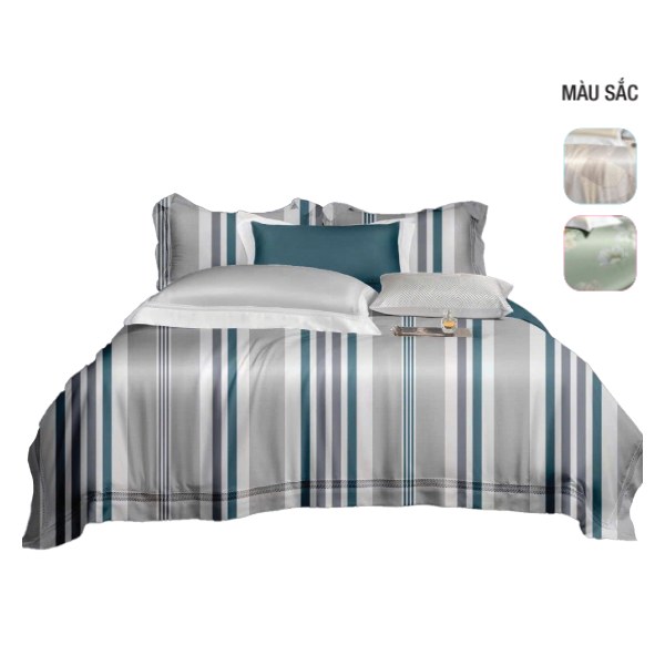 Bộ Drap Gối Tencel Hoa MYM 160*200Cm