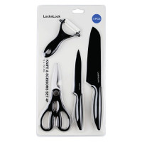 Bộ Dao Kéo 4 Món LocknLock CKK306S4