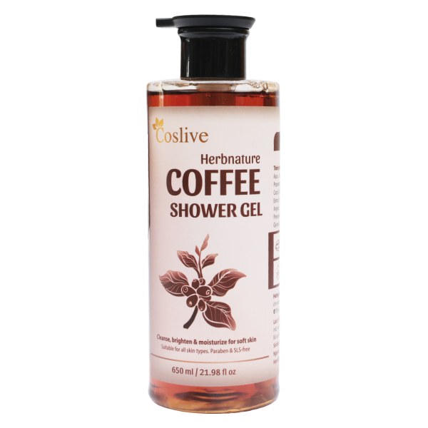 Gel Tắm Coslive Cà Phê 650Ml