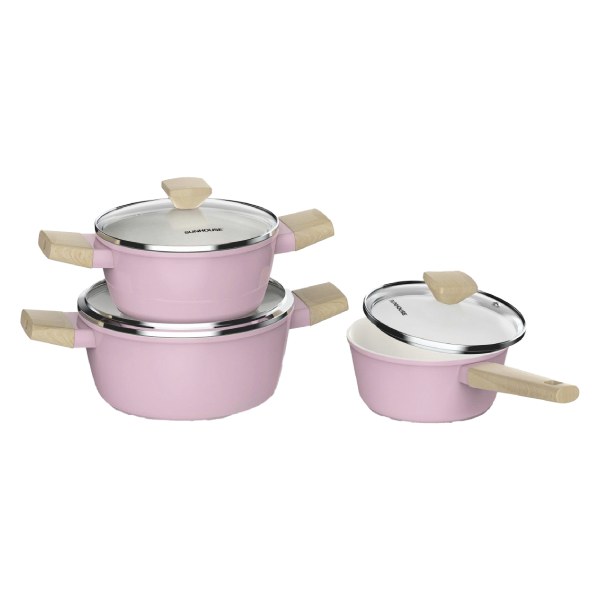 Bộ Nồi Phủ Sứ Nano Sunhouse Healthy SHG7979MP1