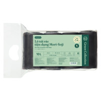 Lô 4 Túi Rác Inochi Mori Soji 10L Size S Màu Đen