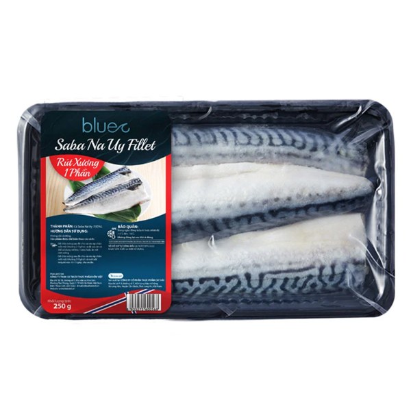 Cá Saba Nauy Filler Đông Lạnh Blue 250G