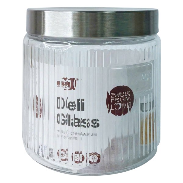 Hũ Thủy Tinh Nắp Inox 900Ml
