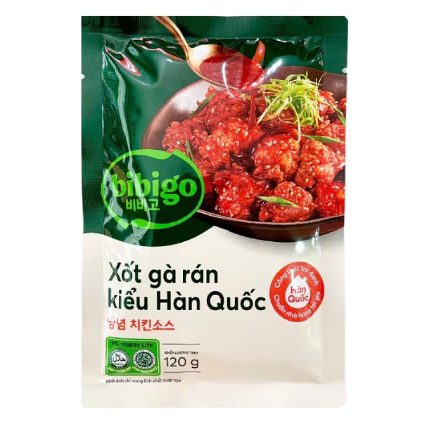 Xốt Gà Rán Bibigo Kiểu Hàn Quốc Gói 120G