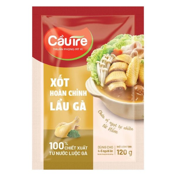 Xốt Hoàn Chỉnh Cầu Tre Lẩu Gà Gói 120G