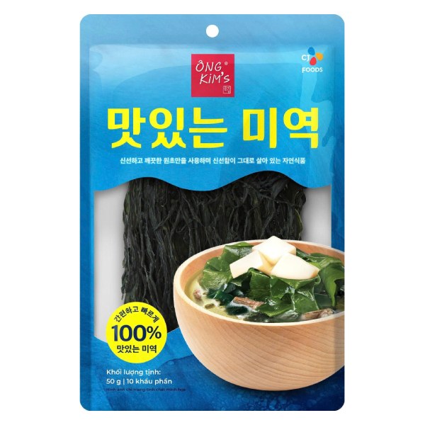 Rong Biển Nấu Canh CJ Ông Kim's Gói 50G