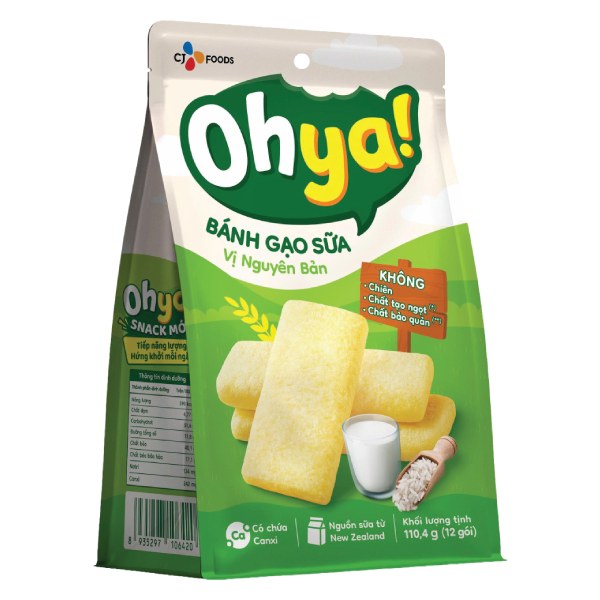 Bánh Gạo Sữa Ohya Vị Nguyên Bản Gói 110.4G
