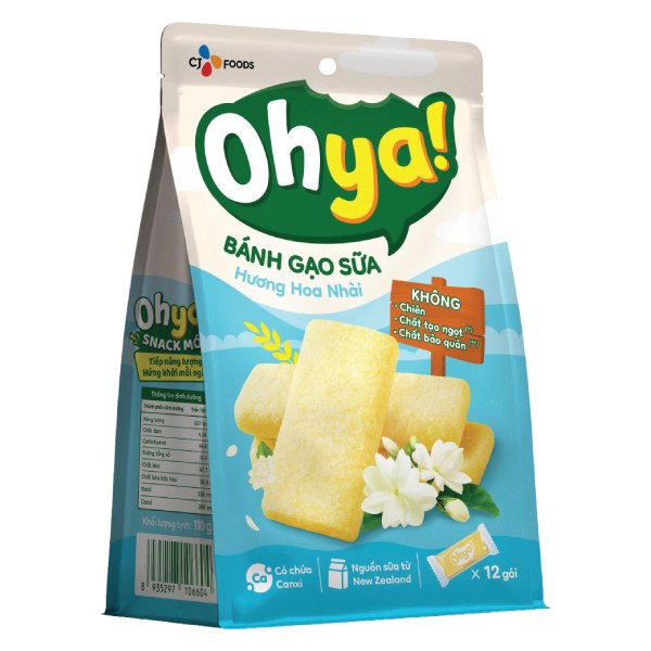 Bánh Gạo Sữa Ohya Hương Hoa Nhài Gói 110G
