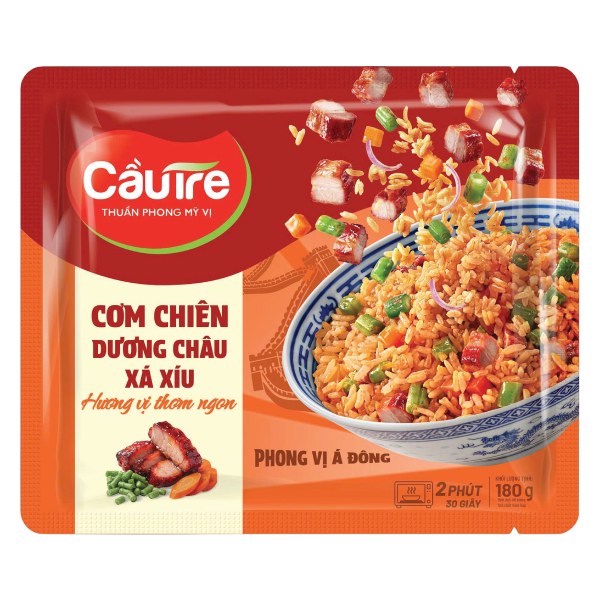 Cơm Chiên Cầu Tre Dương Châu Xá Xíu Gói 180G