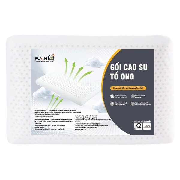 Gối Cao Su Tổ Ong MH 50*35*9Cm