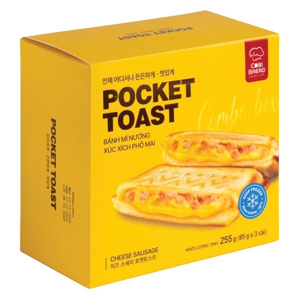 Bánh Mì Nướng Cobi Xúc Xích Phô Mai Hộp 255G