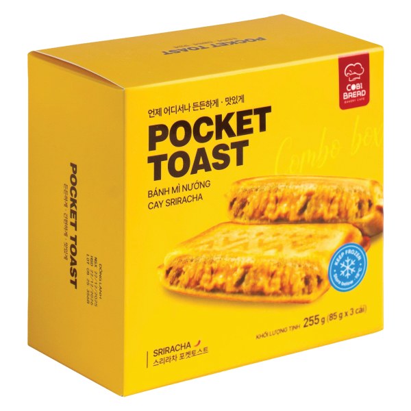 Bánh Mì Nướng Cobi Cay Sriracha Hộp 255G