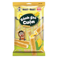 (Only Emartmall) Bánh Gạo Cuộn Want Want Vị Bắp Ngọt 170G