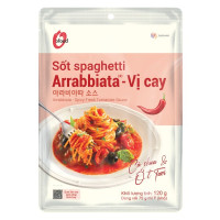 Sốt Spaghetti O'Food Arrabbiata Vị Cay Gói 120G