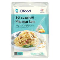 Sốt Spaghetti O'food Phô Mai Kem Gói 120G