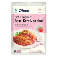 Sốt Spaghetti O'food Rose Kem Cà Chua Gói 120G