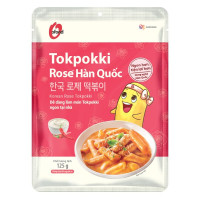 Bánh Gạo Tokpokki O'Food Rose Hàn Quốc Gói 125G
