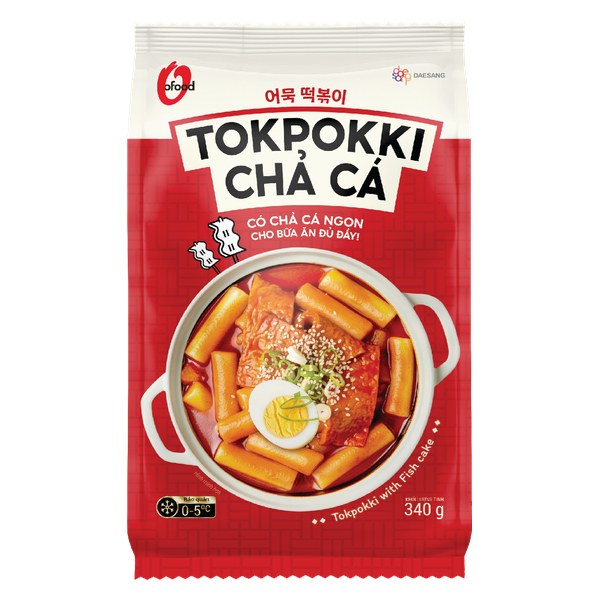 Bánh Gạo Tokpokki Chả Cá Daesang Gói 340G