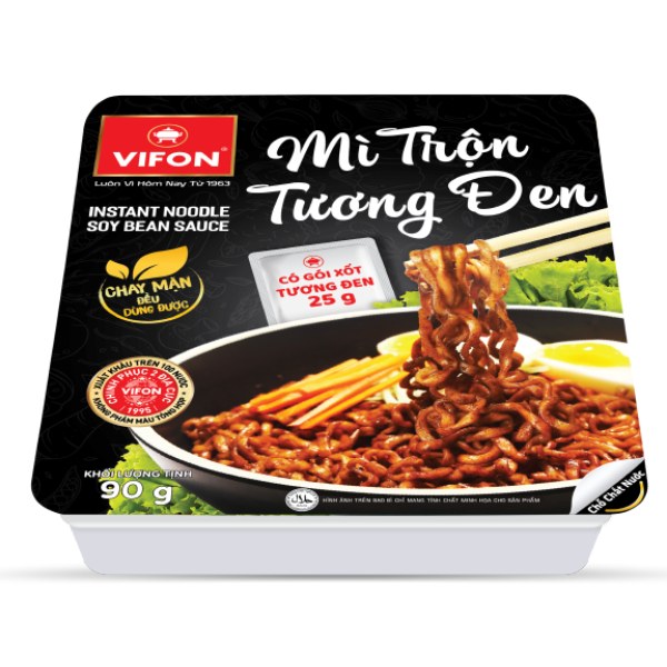 Mì Trộn Tương Đen Vifon Hộp 90G