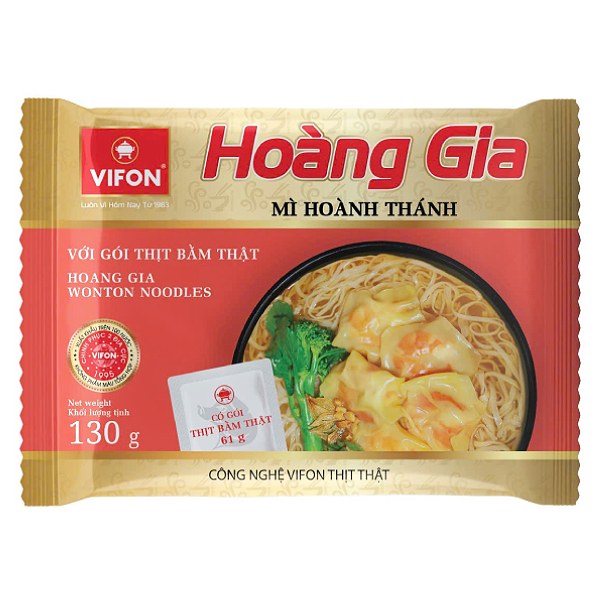 Mì Hoành Thánh Hoàng Gia Vifon Gói 130G