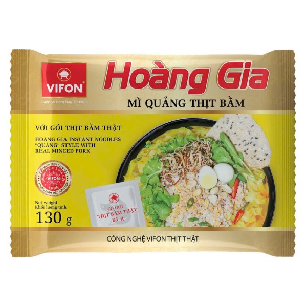 Mì Quảng Thịt Bằm Hoàng Gia Vifon Gói 130G