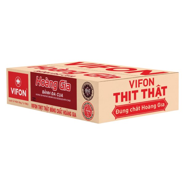 Bánh Đa Cua Hoàng Gia Vifon Thùng 18 Gói 120G