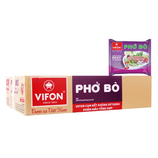 Phở Bò Vifon Thùng 30 Gói 65G