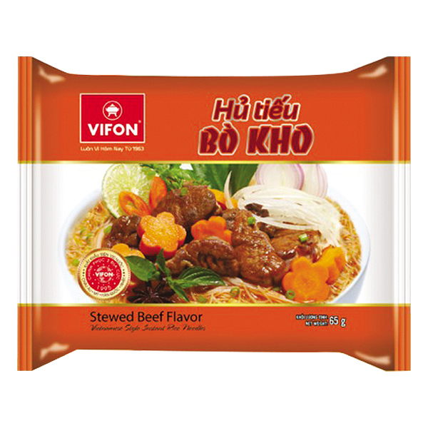 Hủ Tiếu Bò Kho Vifon Gói 65G