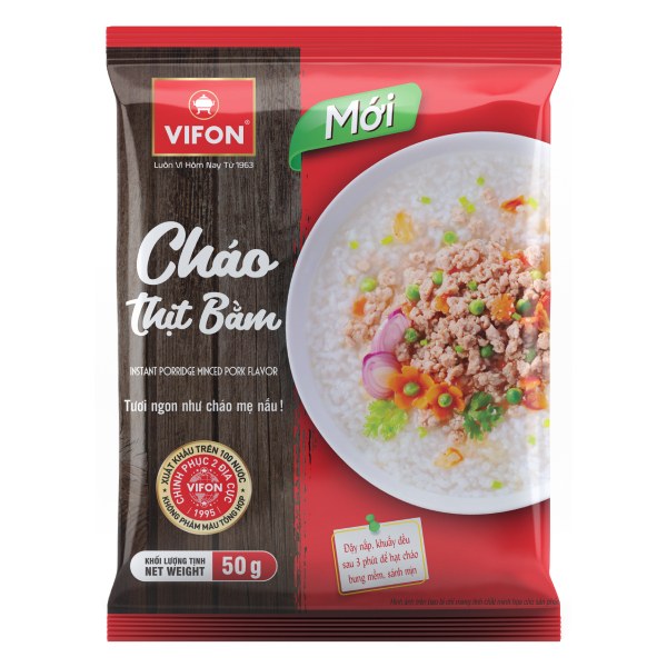 Cháo Vifon Thịt Bằm Gói 50G