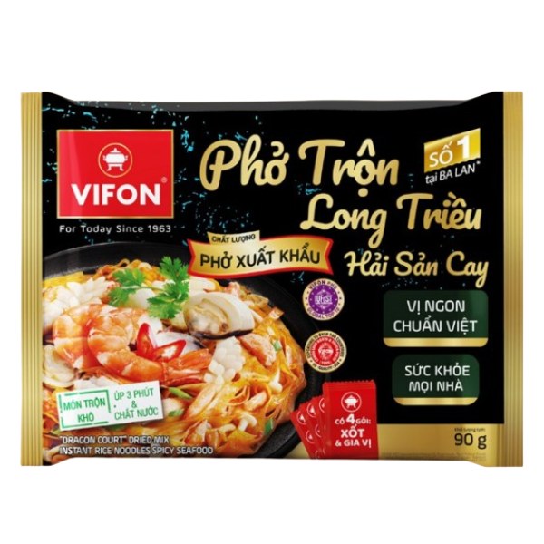 Phở Trộn Long Triều Vifon Hải Sản Cay Gói 90G