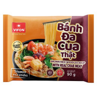 (Only Emartmall) Bánh Đa Cua Vifon Thịt Thật Gói 90G