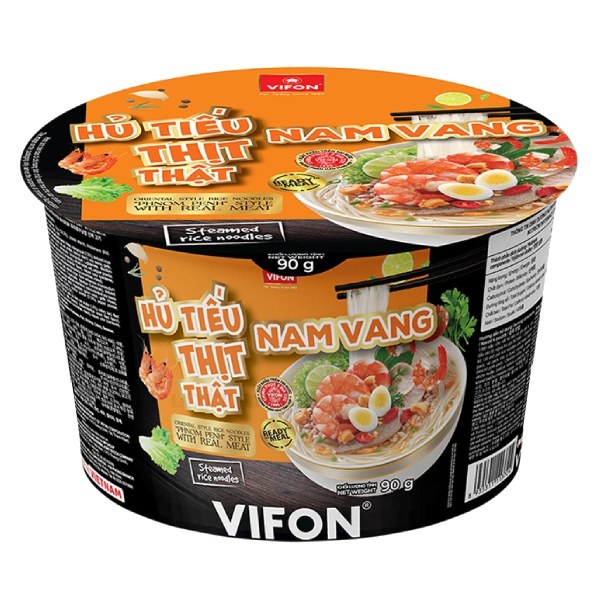 Hủ Tiếu Nam Vang Thịt Thật Vifon Tô 90G