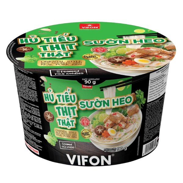 Hủ Tiếu Sườn Heo Thịt Thật Vifon Tô 90G