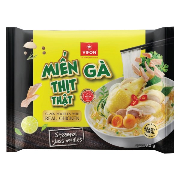 Miến Gà Vifon Thịt Thật Gói 80G