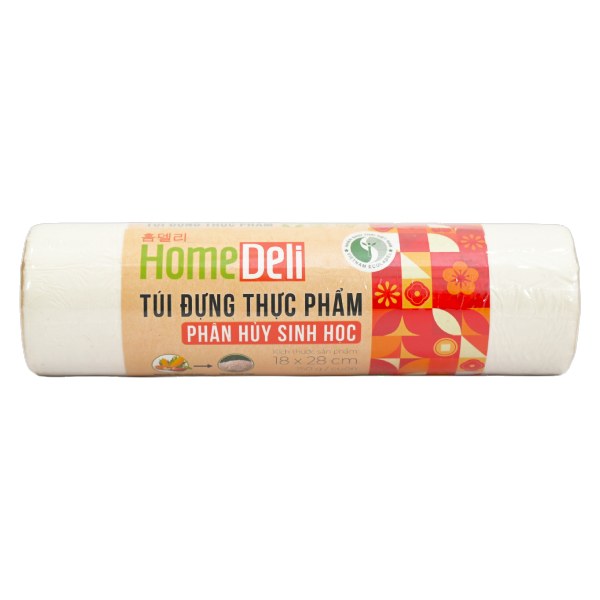Túi Thực Phẩm Tự Hủy Sinh Học Homedeli 150G 18*28Cm