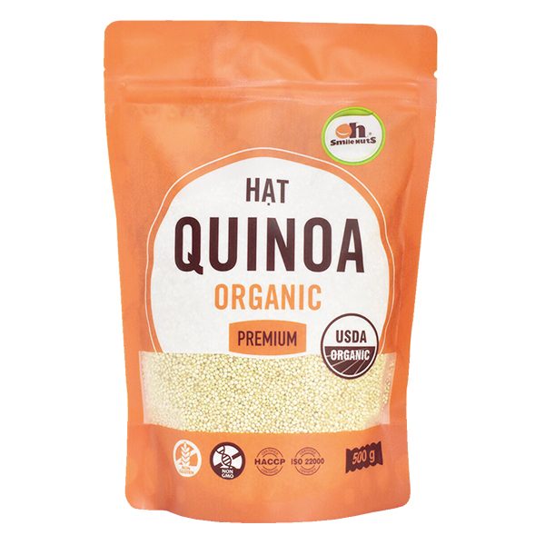 Hạt Quinoa (Diêm Mạch) Organic Peru Oh Smile Nuts Túi 500G