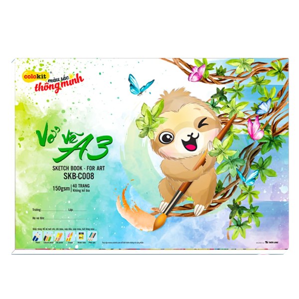 (Only Emartmall) Vở Vẽ A3 Thiên Long SKB-C008 150GMS