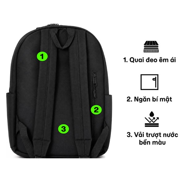 Balo Me-Pack BP-041/B Đen