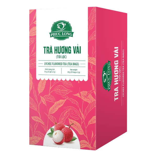 Trà Phúc Long Vải Hộp 25 Gói*2G