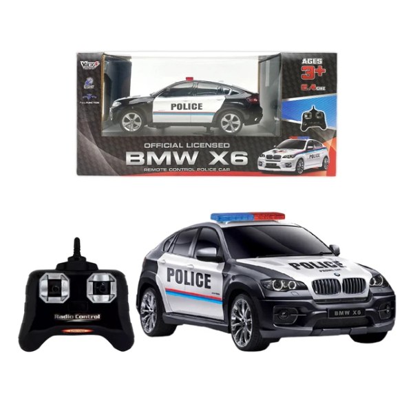 Đồ Chơi Xe Cảnh Sát Bmw Điều Khiển Từ Xa Vecto VT2404P/BK Đen