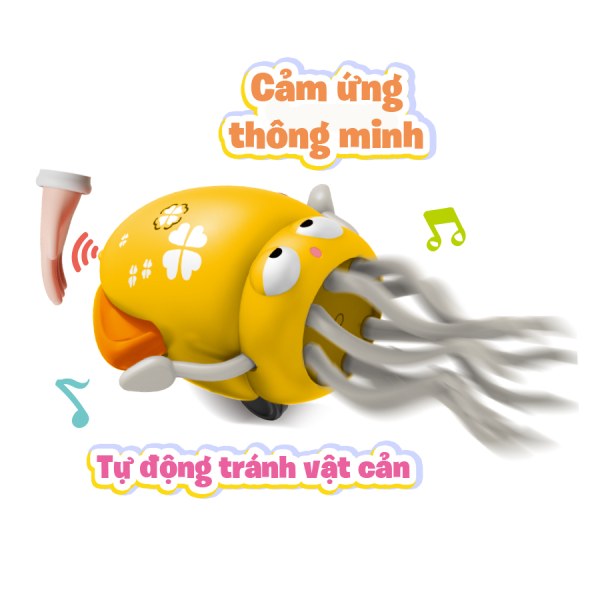 Đồ Chơi Con Mực Nhảy Múa PAB058G Xanh