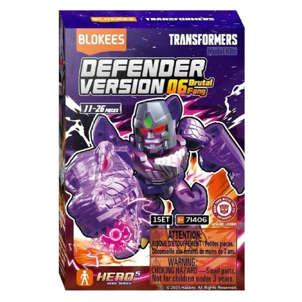 Đồ Chơi Mô Hình Transformers Blokees DV06 Brutal Fang ET56