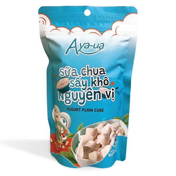 Sữa Chua Sấy Khô Aya-Ua Nguyên Vị Gói 16G