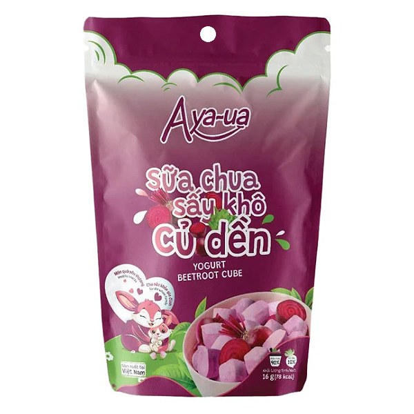 Sữa Chua Sấy Khô Aya-Ua Củ Dền Gói 16G