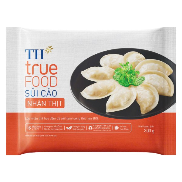 Sủi Cảo TH True Food Nhân Thịt Gói 300G