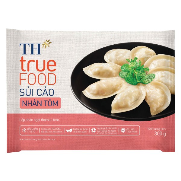 Sủi Cảo TH True Food Nhân Tôm Gói 300G