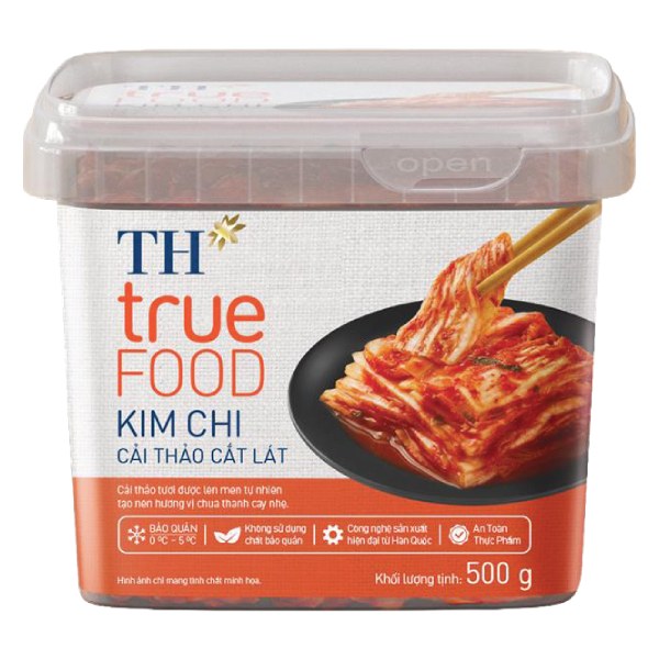 Kim Chi Cải Thảo Cắt Lát TH True Food Hộp 500G